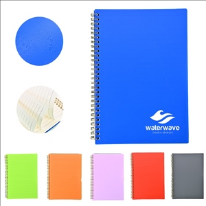 Waterproof Plastic Cover Note Books A5 Size